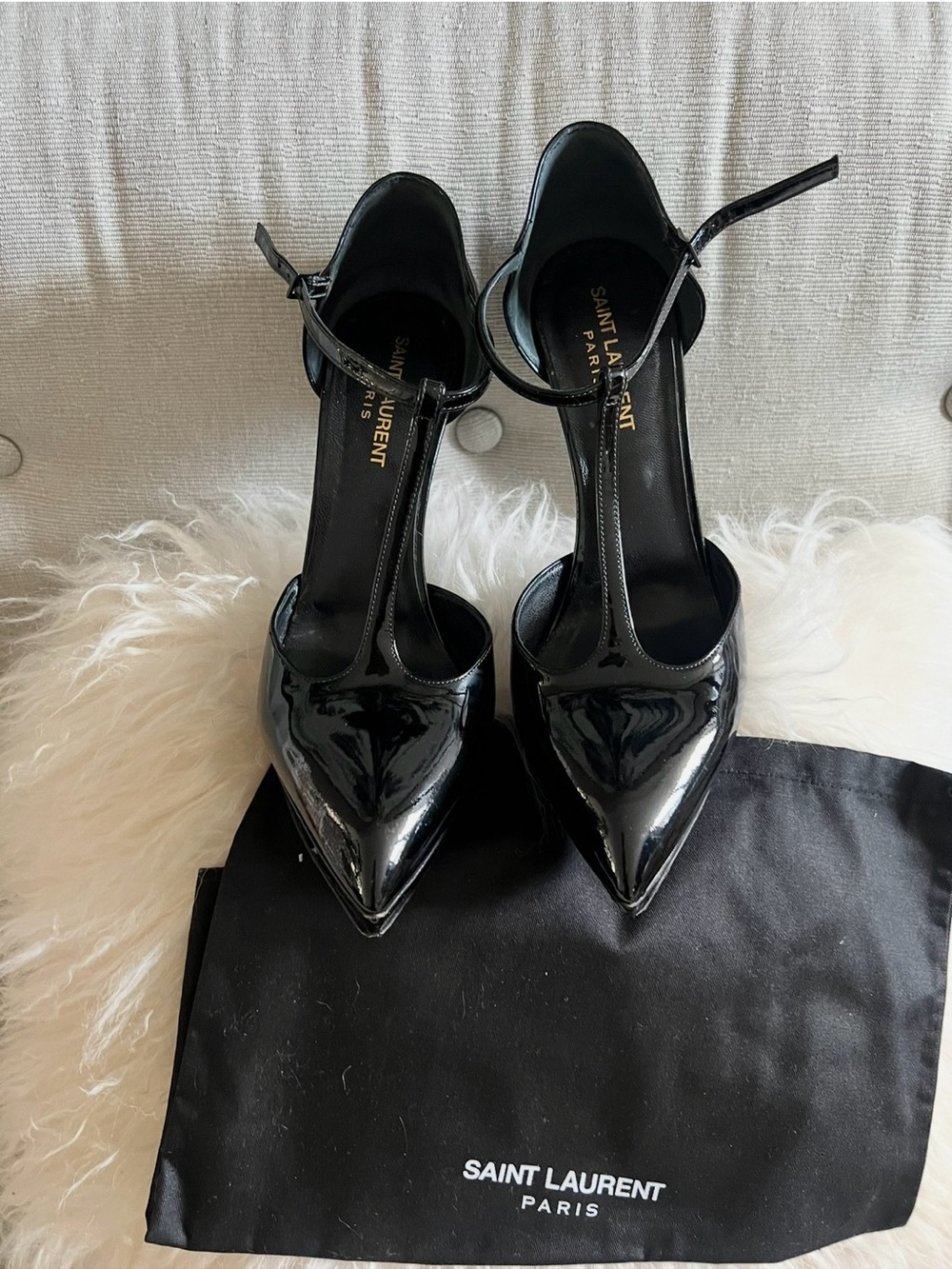 Saint Laurent Mary Janes